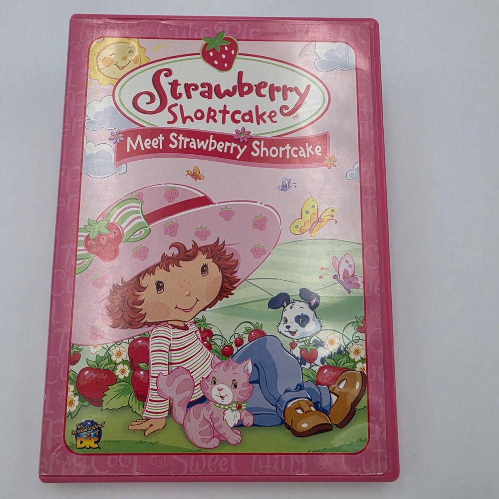 Strawberry Shortcake Meet Strawberry Shortcake DVD 2003 Pink Case Kids Movie